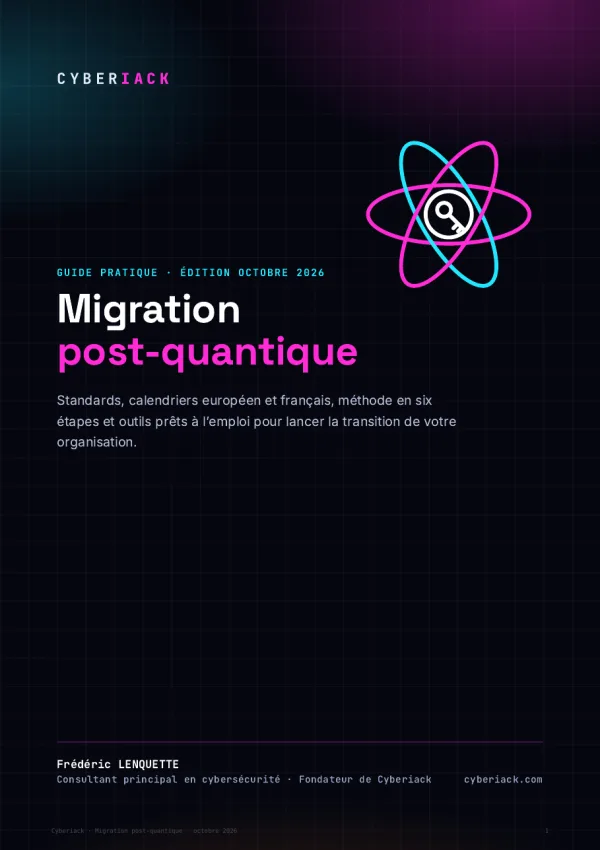 Couverture du guide « Migration post-quantique »